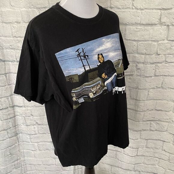 Ice cube women 2XL Crewneck short sleeve graphic print concert t-shirt black - Picture 2 of 7